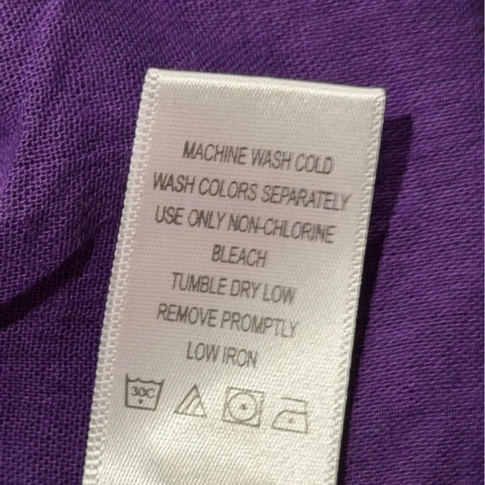 Only Necessities Women’s Purple Ombre Sleeveless Fit&Flare Dress Lounger 14-16 - Picture 5 of 7